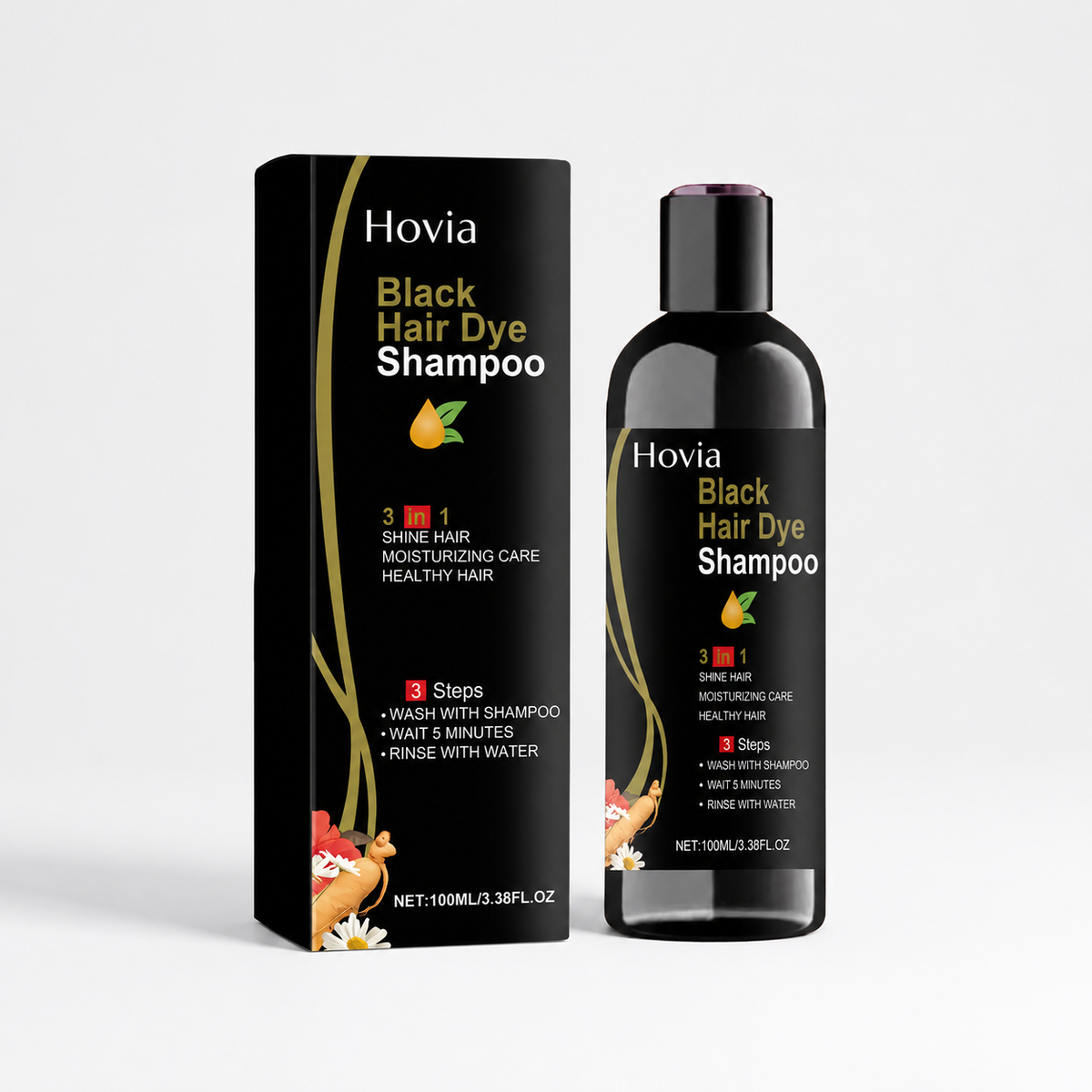 Black Hair Dye Shampoo